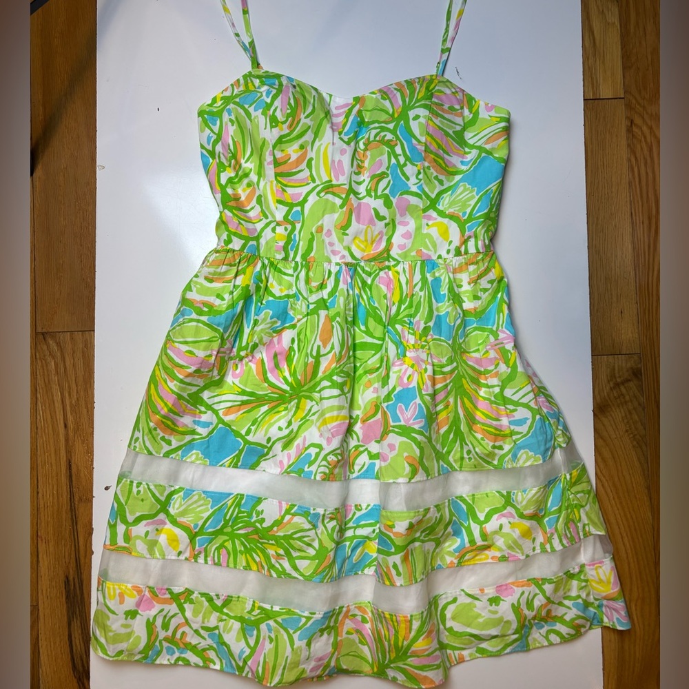 Lilly Pulitzer Ollie Strappy Dress sz 4
